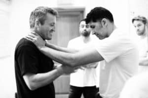 men learning self defence